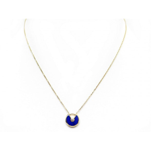 [Clara Jewels]AMULETTE ROSE GOLD AGATE NECKLACE