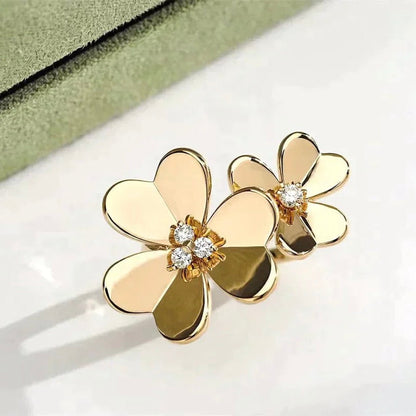 [Clara Jewels]CLOVER COMOS GOLD DIAMOND RING