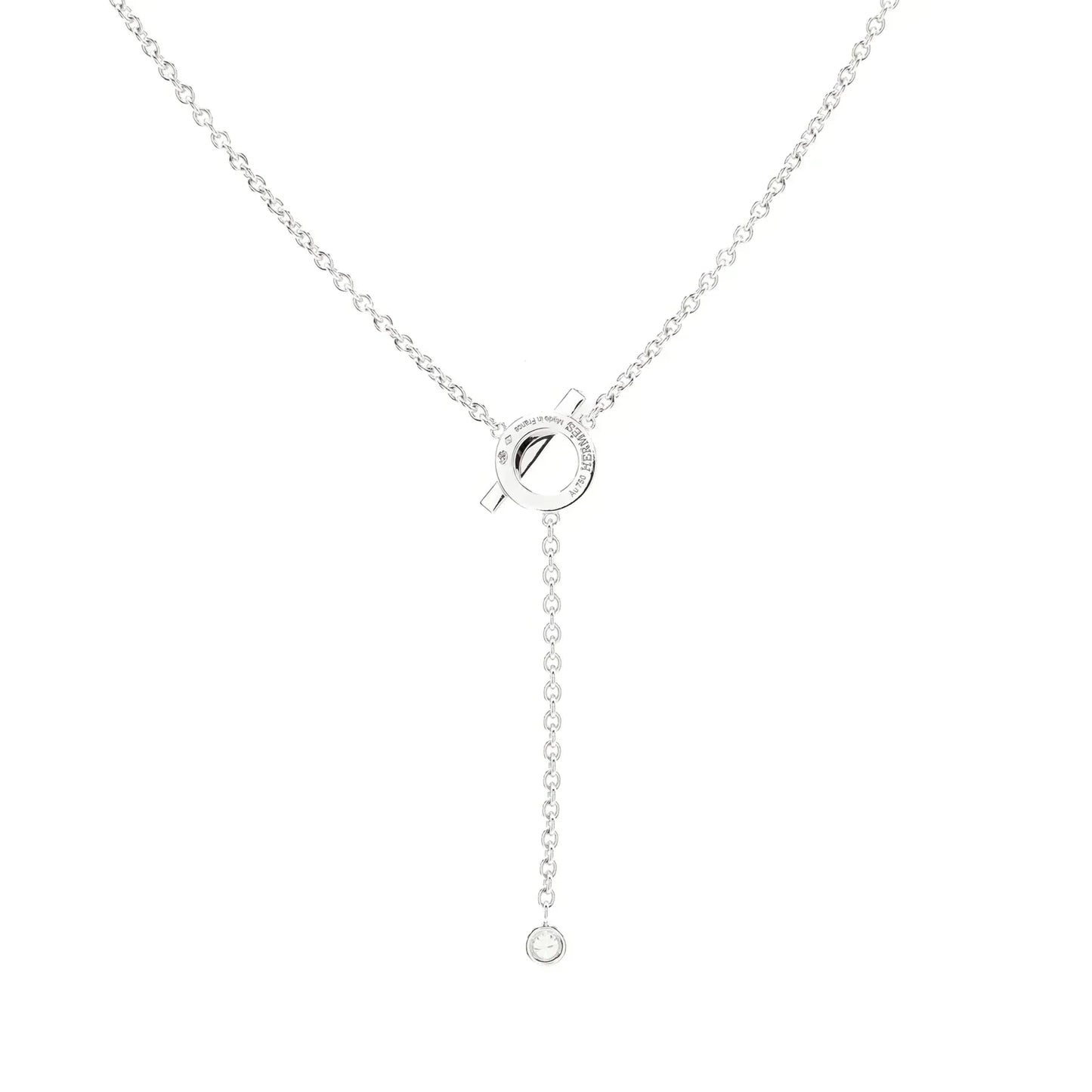 [Clara Jewels]FINESSE SILVER DIAMOND NECKLACE