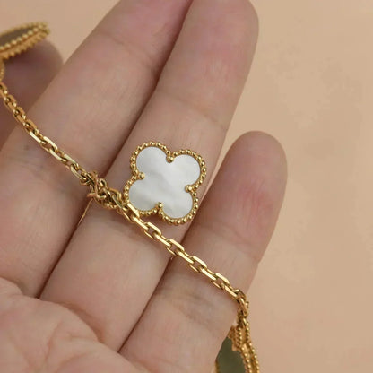 [Clara Jewels]LUCKY SPRING 5 MOTIF GOLD BRACELET