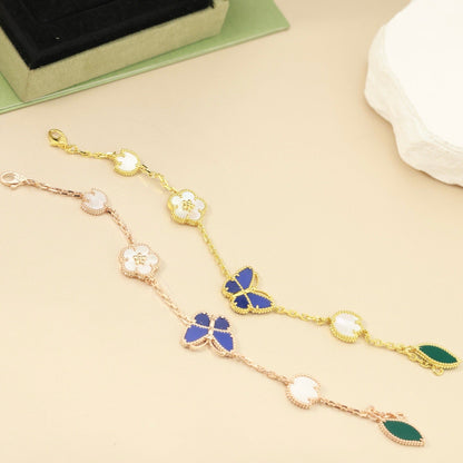 [Clara Jewels]LUCKY SPRING BUTTERFLY 5 MOTIF BRACELET
