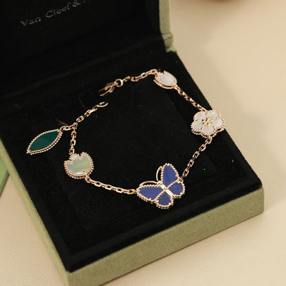[Clara Jewels]LUCKY SPRING BUTTERFLY 5 MOTIF BRACELET