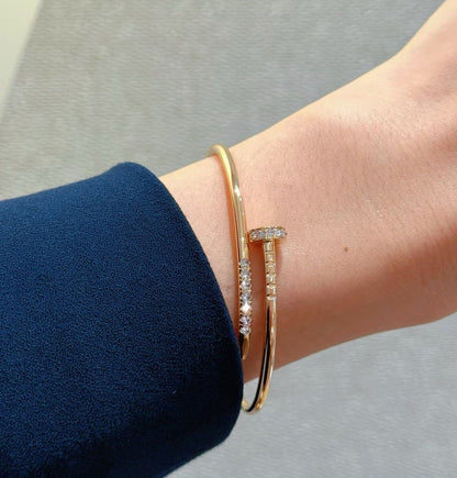 [Clara Jewels]JUSTE BRACELET 2.5MM DIAMONDS NEW