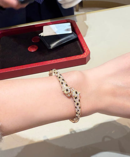 [Clara Jewels]Cheetah Collection Large Diamond Bracelet