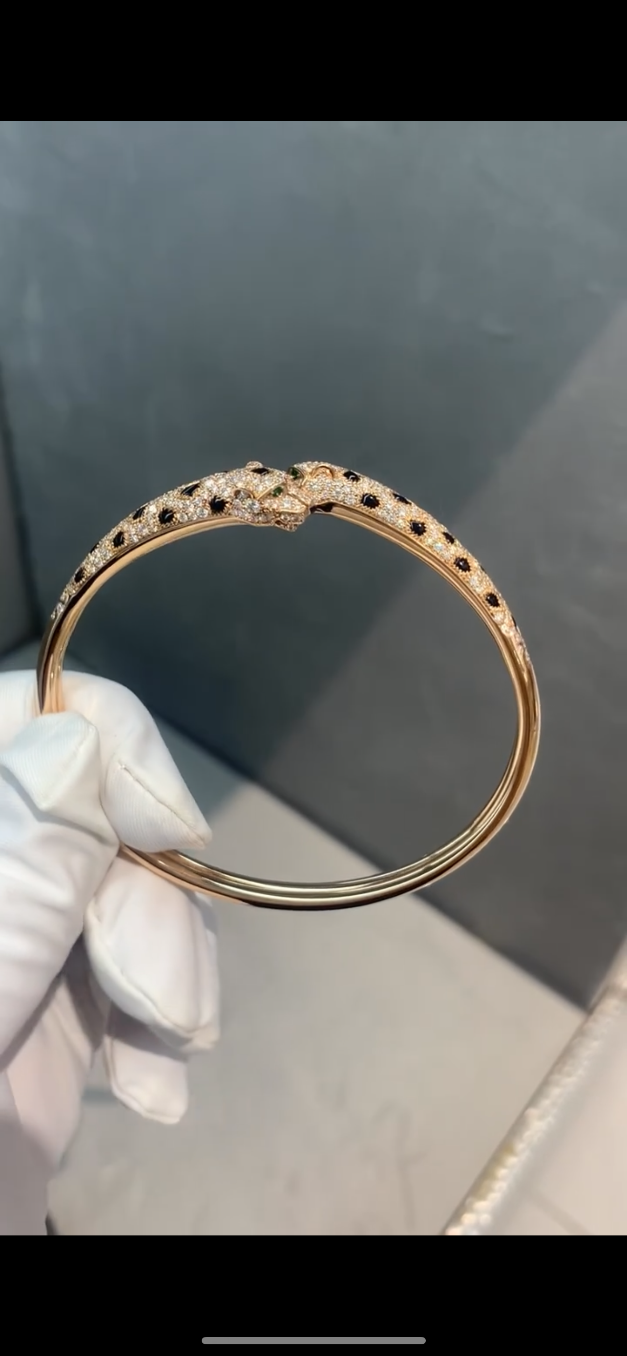 [Clara Jewels]Cheetah Collection Large Diamond Bracelet