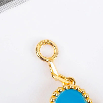 [Clara Jewels] CLOVER 5 MOTIF TURQUOISE BRACELET COLLECTION