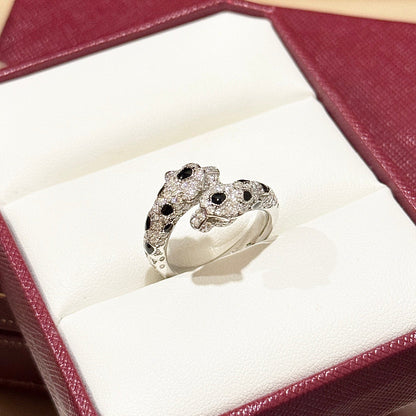 [Clara Jewels]PANTHERE 5MM ALL DIAMOND RING