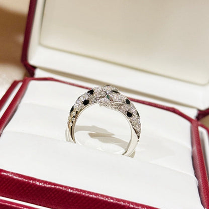 [Clara Jewels]PANTHERE 5MM ALL DIAMOND RING
