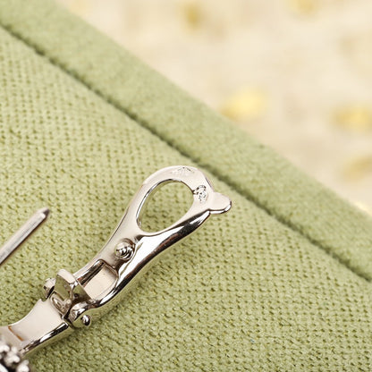 [Clara Jewels]CLOVER DIAMOND STUD EARRINGS