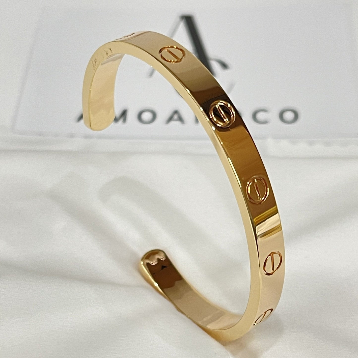 [Clara Jewels]LOVE BRACELET 6.1MM OPEN CUFF
