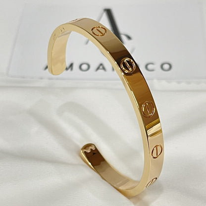 [Clara Jewels]LOVE BRACELET 6.1MM OPEN CUFF