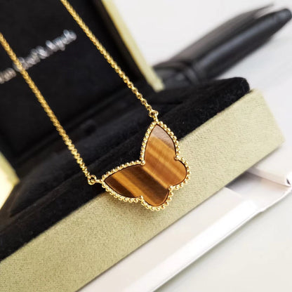 [Clara Jewels] TIGER__ EYE BUTTERFLY NECKLACE