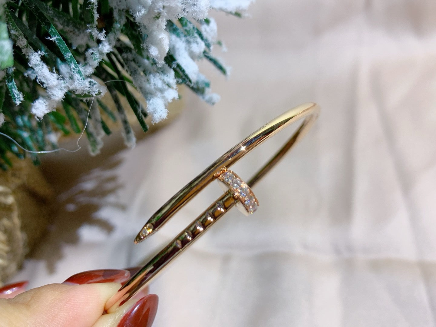 [Clara Jewels]JUSTE BRACELET 2.5MM DIAMONDS