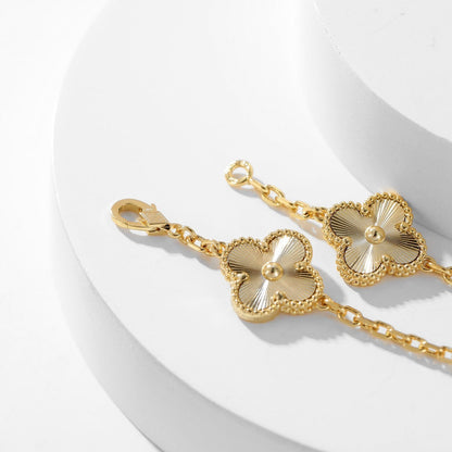 [Clara Jewels]CLOVER 10 MOTIFS LASER NECKLACE
