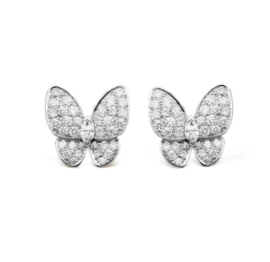 [Clara Jewels]BUTTERFLY ALL DIAMOND EARRINGS