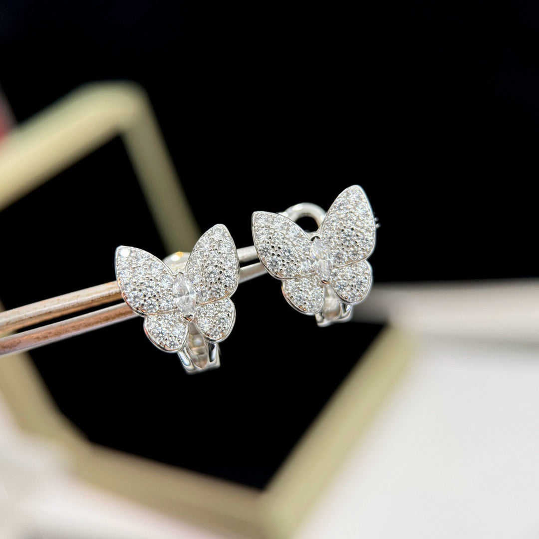 [Clara Jewels]BUTTERFLY ALL DIAMOND EARRINGS
