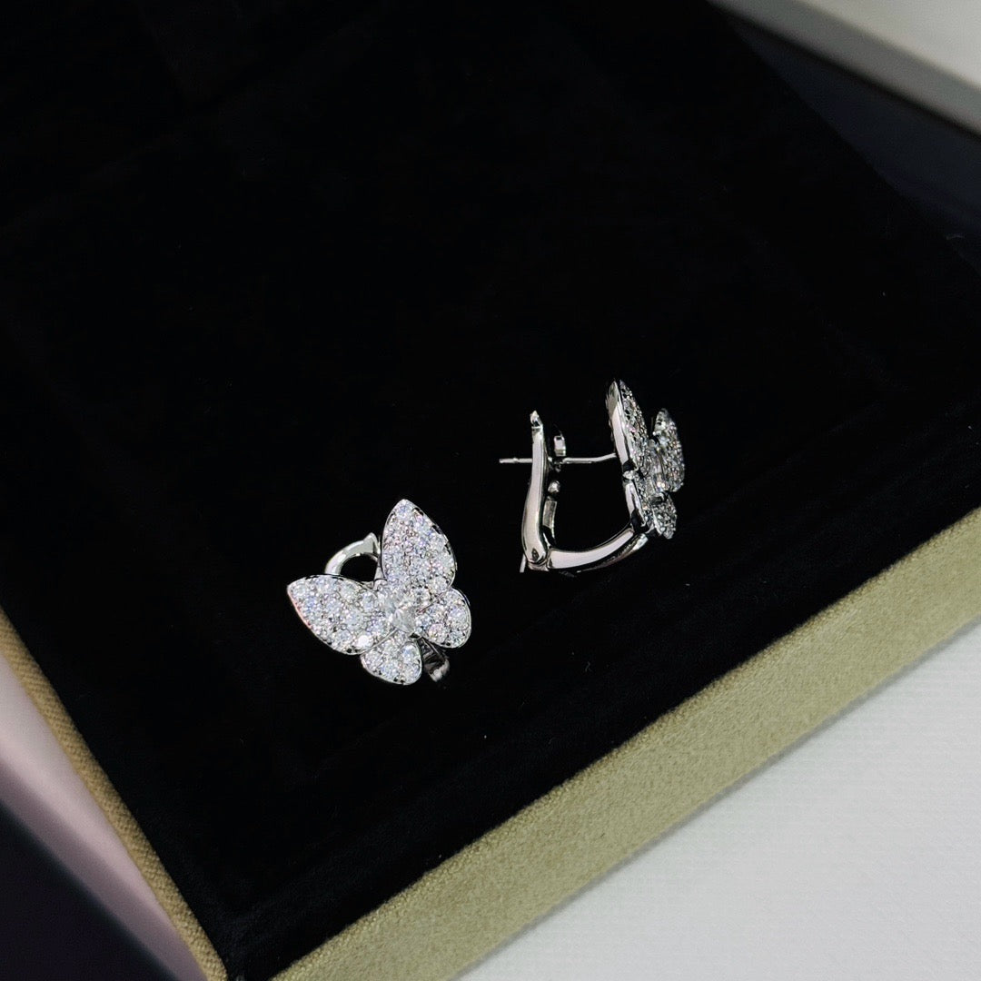 [Clara Jewels]BUTTERFLY ALL DIAMOND EARRINGS