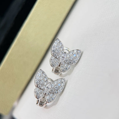[Clara Jewels]BUTTERFLY ALL DIAMOND EARRINGS