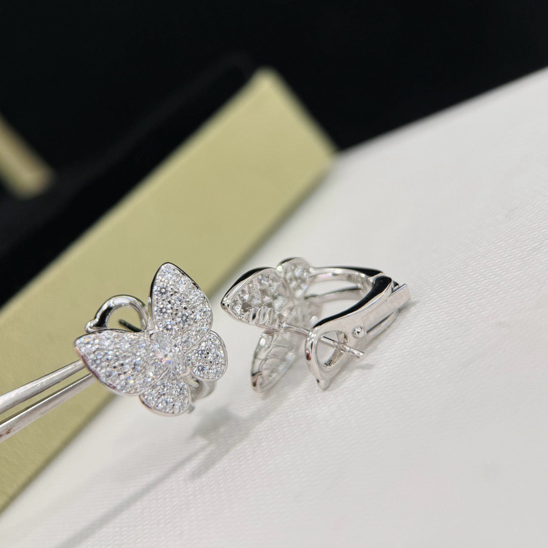 [Clara Jewels]BUTTERFLY ALL DIAMOND EARRINGS