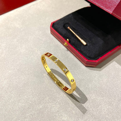 [Clara Jewels]LOVE BRACELET 6.1MM 10 DIAMONDS