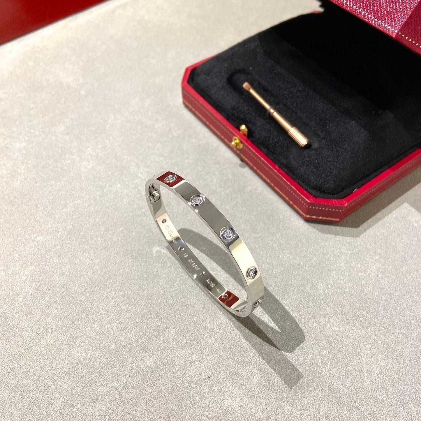 [Clara Jewels]LOVE BRACELET 6.1MM 10 DIAMONDS