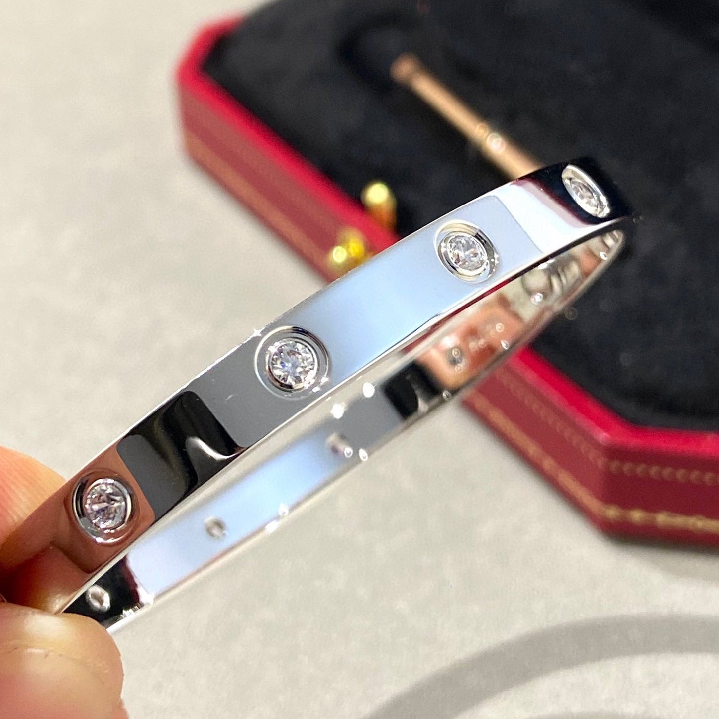 [Clara Jewels]LOVE BRACELET 6.1MM 10 DIAMONDS