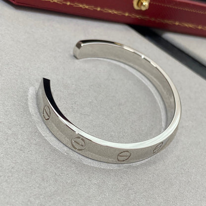 [Clara Jewels]LOVE BRACELET 6.1MM 1 DIAMOND OPEN CUFF
