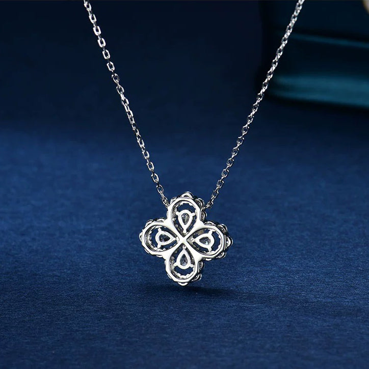 [Clara Jewels]LOOP NECKLACE FULL MOTIF DIAMOND 16MM MULTIPLE COLORS