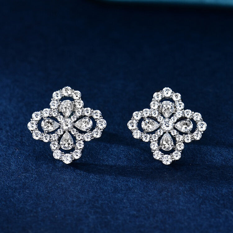 [Clara Jewels]LOOP EARRINGS FULL MOTIF DIAMOND 16MM