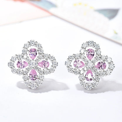 [Clara Jewels]LOOP EARRINGS FULL MOTIF DIAMOND 16MM
