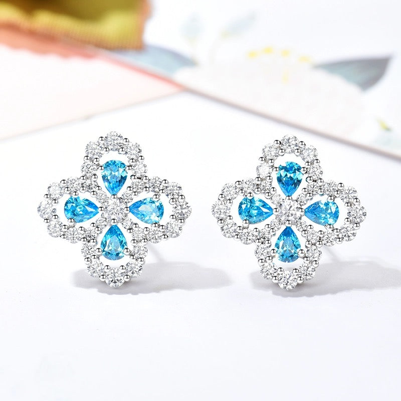 [Clara Jewels]LOOP EARRINGS FULL MOTIF DIAMOND 16MM