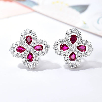 [Clara Jewels]LOOP EARRINGS FULL MOTIF DIAMOND 16MM