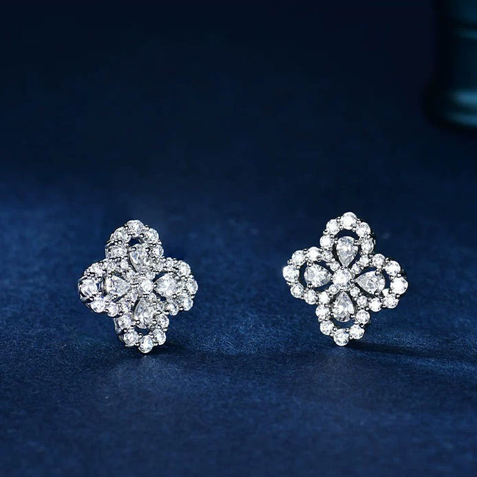 [Clara Jewels]LOOP EARRINGS FULL MOTIF DIAMOND 16MM