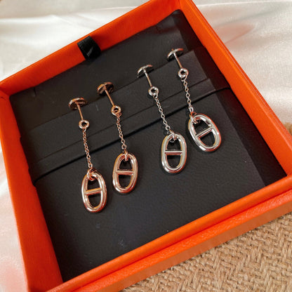 [Clara Jewels]CHAINE TASSEL EARRINGS