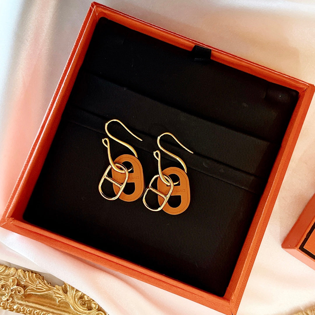 [Clara Jewels]HM O'MAILLON GOLD EARRINGS