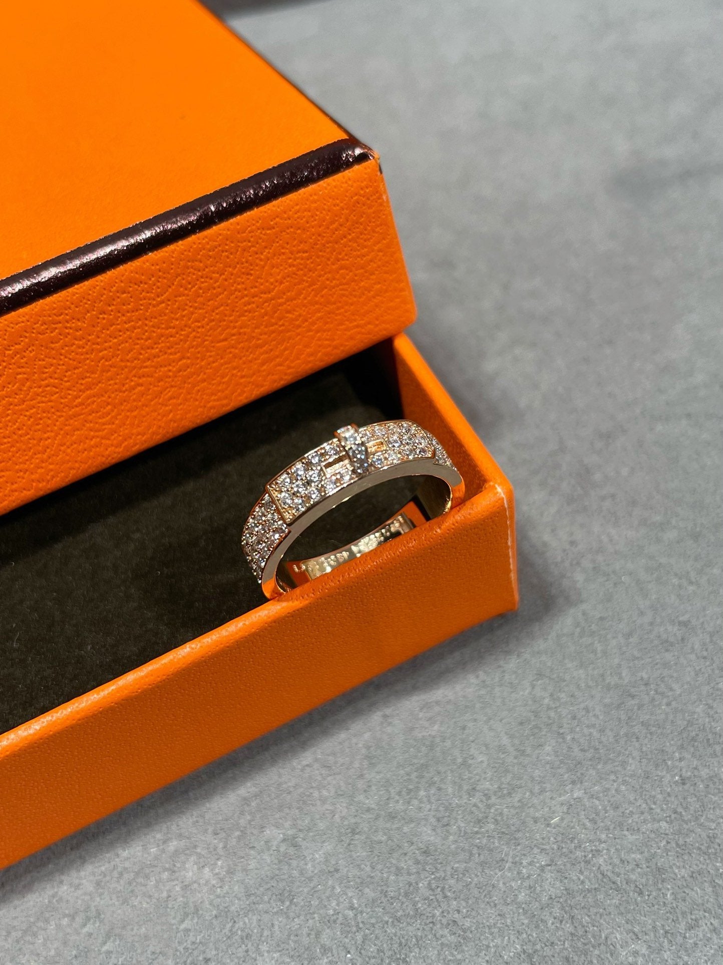 [Clara Jewels]KELLY PINK GOLD DIAMOND RING