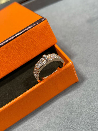 [Clara Jewels]KELLY PINK GOLD DIAMOND RING