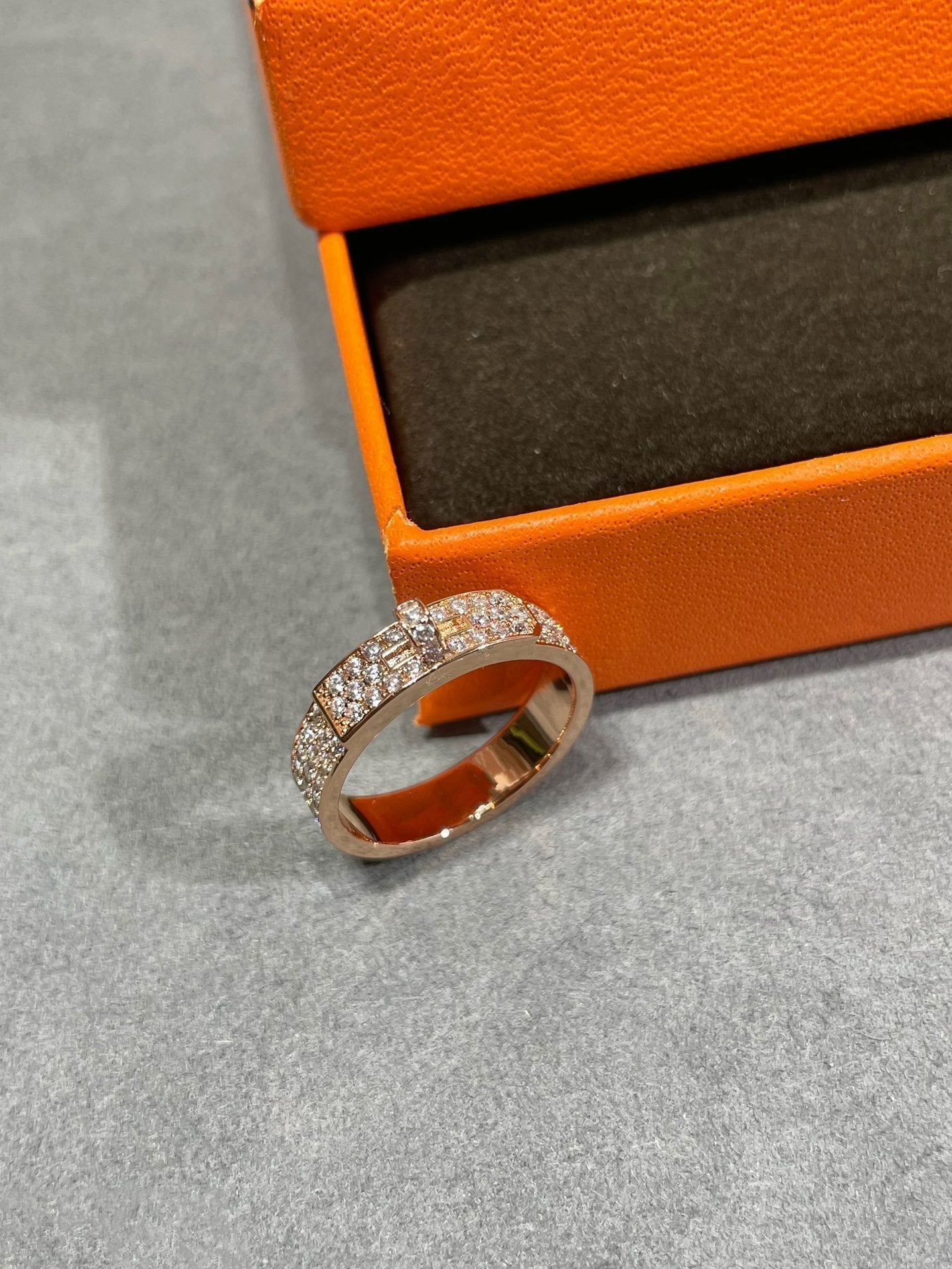 [Clara Jewels]KELLY PINK GOLD DIAMOND RING