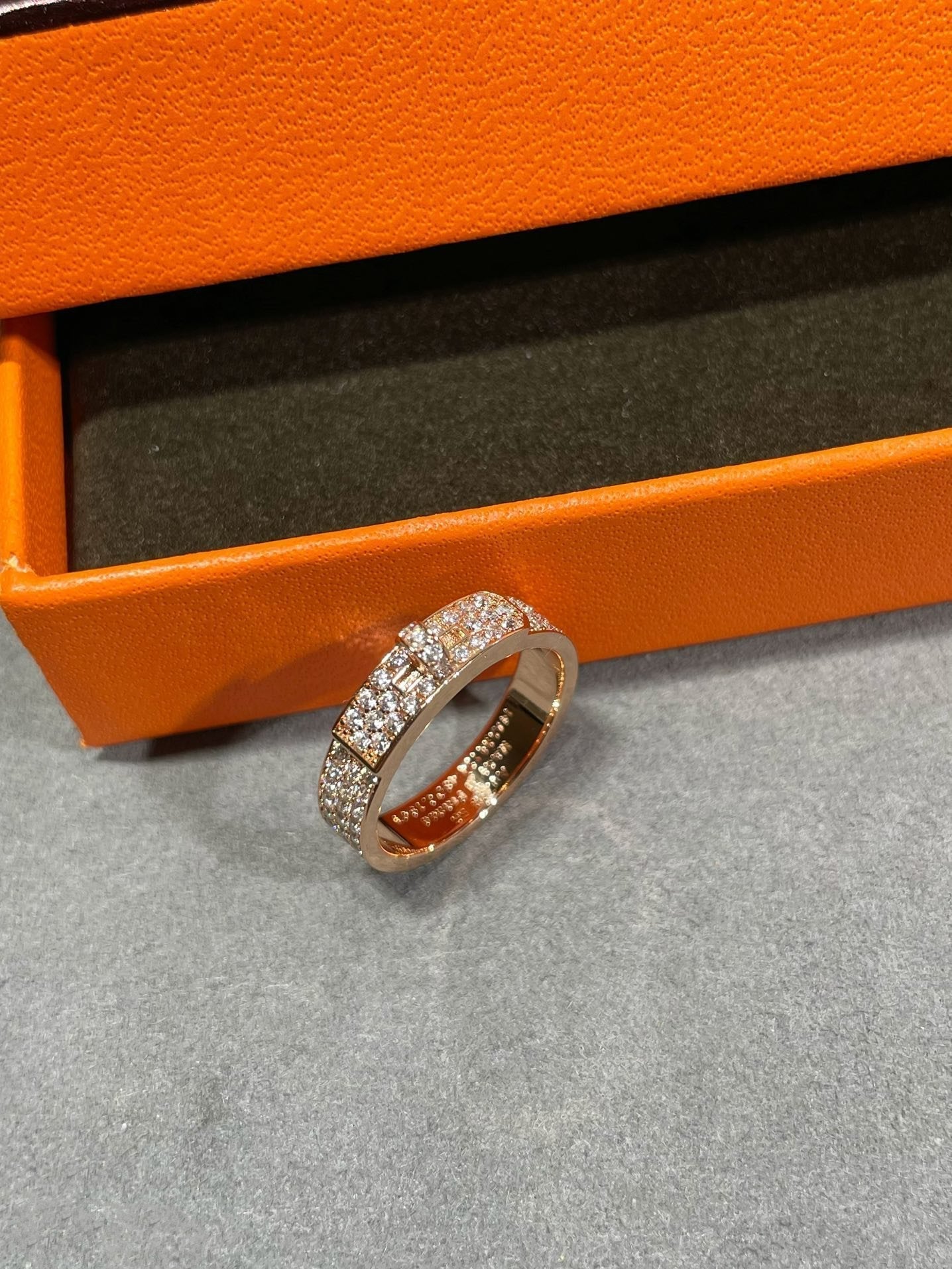 [Clara Jewels]KELLY PINK GOLD DIAMOND RING