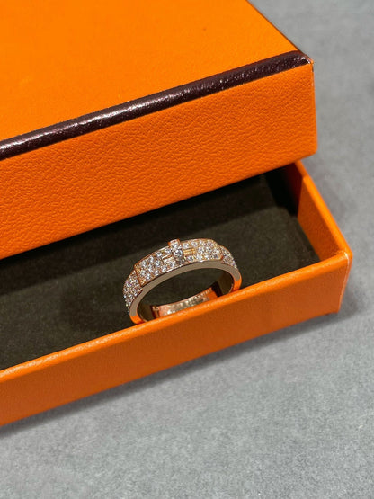 [Clara Jewels]KELLY PINK GOLD DIAMOND RING