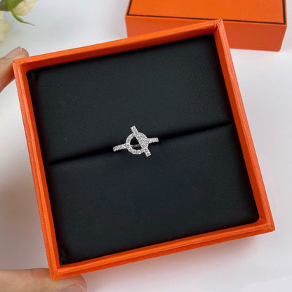 [Clara Jewels]ECHAPPEE RING SILVER DIAMOND