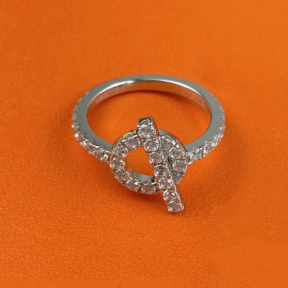 [Clara Jewels]ECHAPPEE RING SILVER DIAMOND