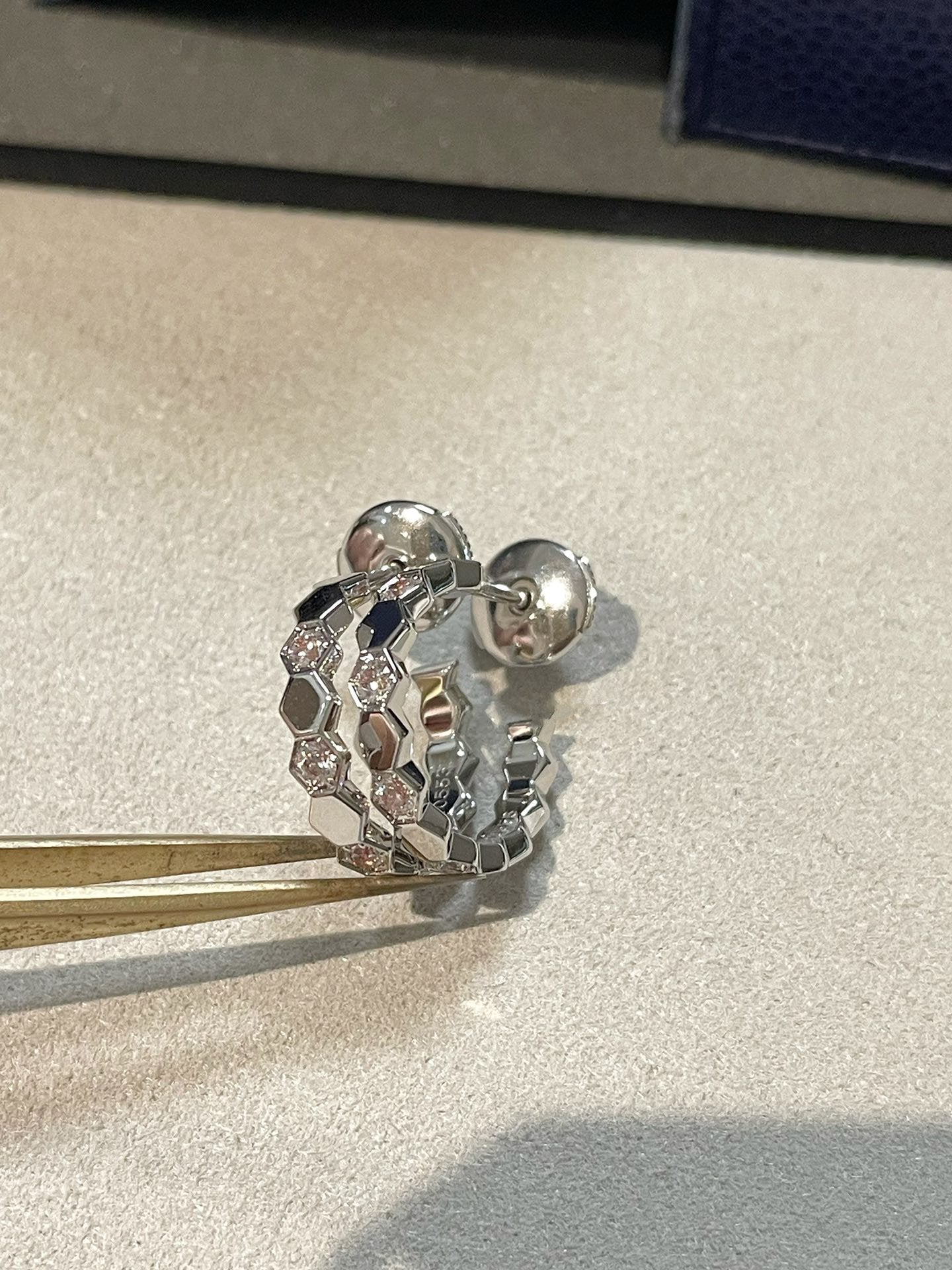 [Clara Jewels]Hollow Design Four-Leaf Clover Flower Shape Ring