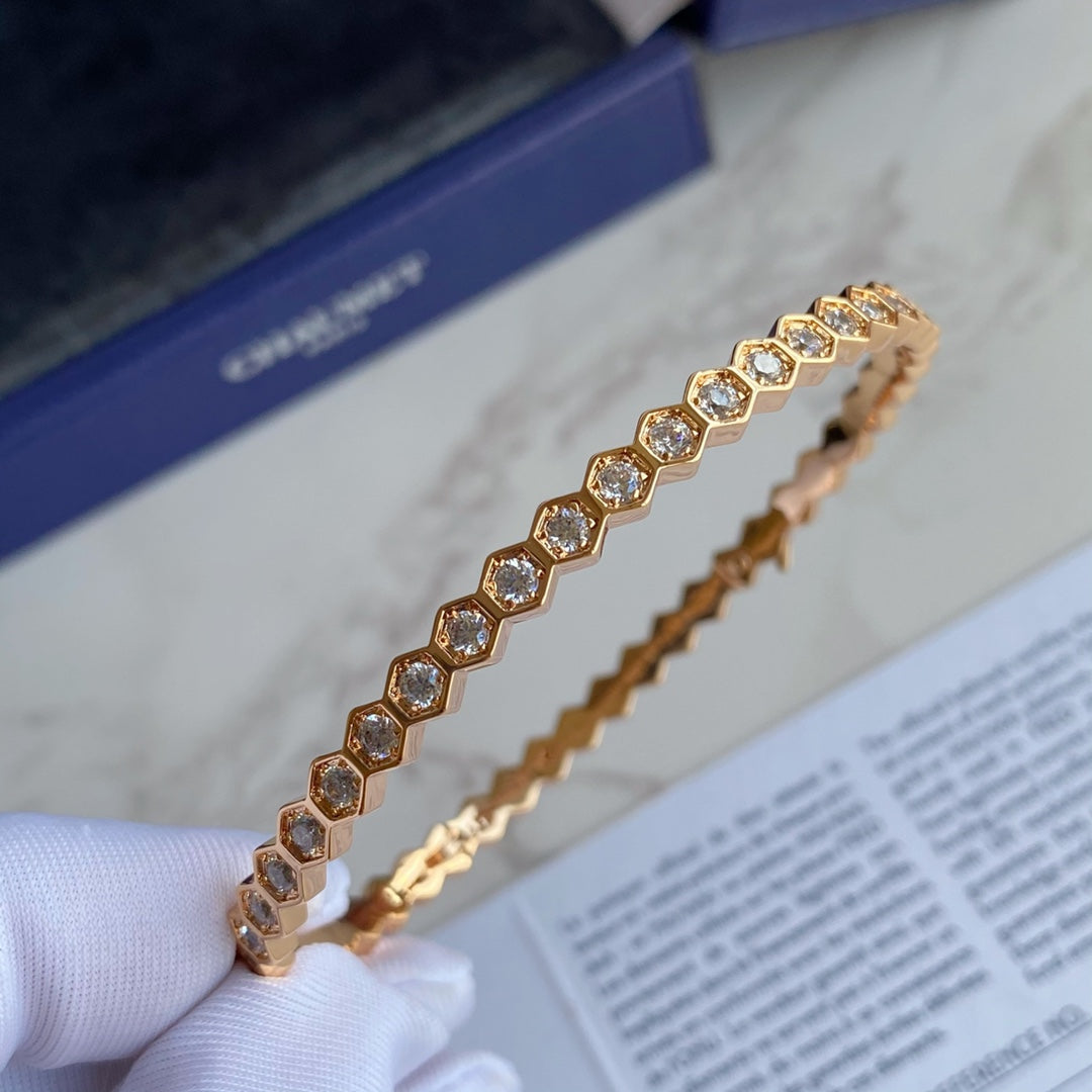 [Clara Jewels]BEE LOVE GOLD BRACELET FULL DIAMOND