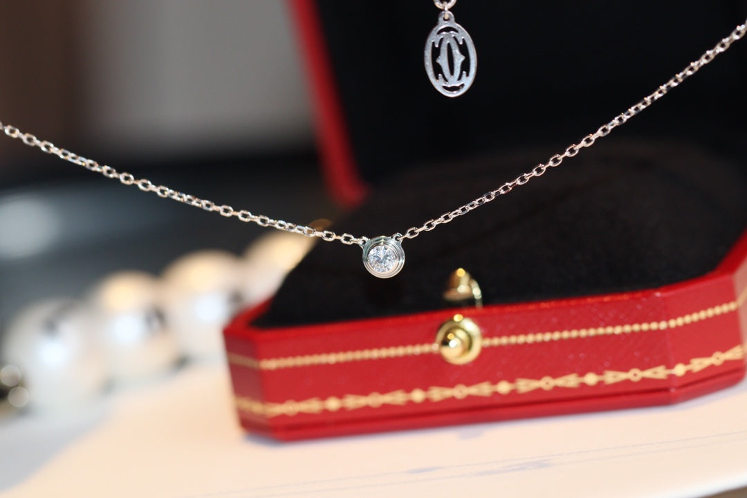 [Clara Jewels]DAMOUR DIAMOND NECKLACE