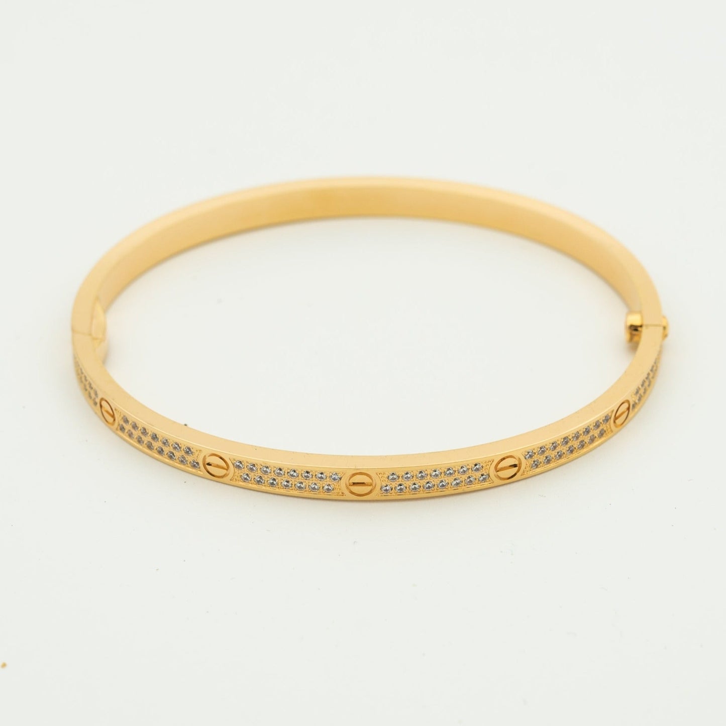 [Clara Jewels]LOVE BRACELET 3.65MM DIAMOND-PAVED