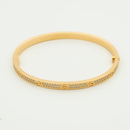 [Clara Jewels]LOVE BRACELET 3.65MM DIAMOND-PAVED