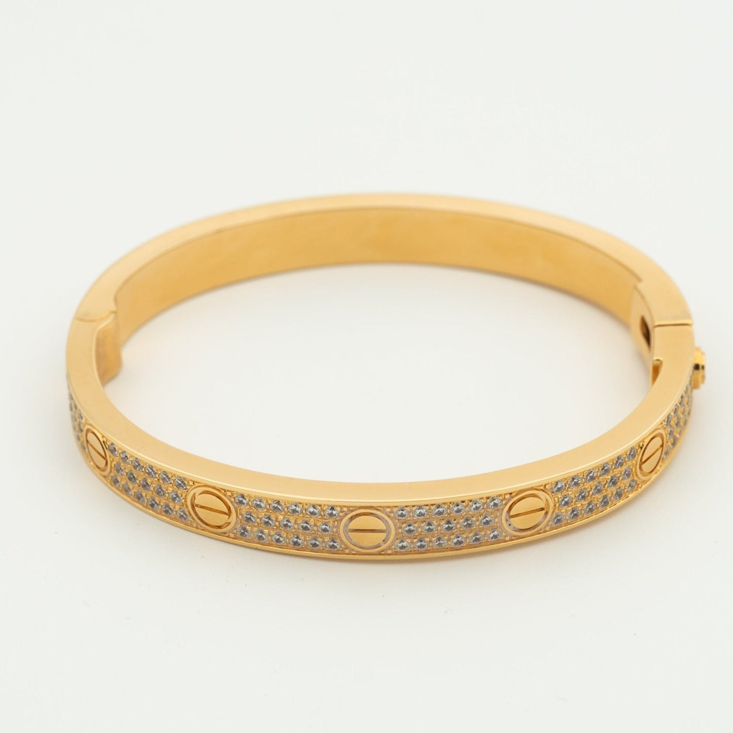 [Clara Jewels]LOVE BRACELET 6.1MM DIAMOND-PAVED