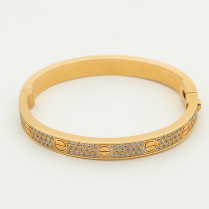 [Clara Jewels]LOVE BRACELET 6.1MM DIAMOND-PAVED