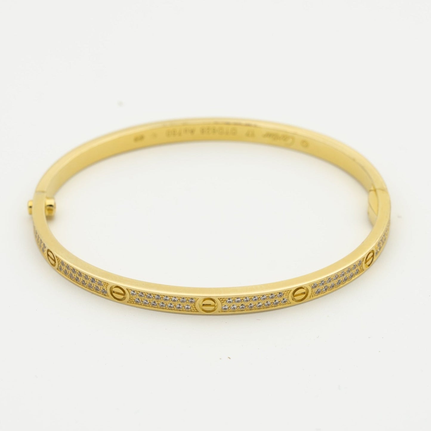 [Clara Jewels]LOVE BRACELET 3.65MM DIAMOND-PAVED